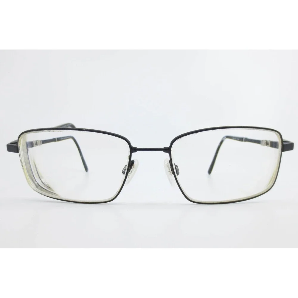 EasyTwist CT223 Eyeglasses Matte Black Rectangular TurboFlex Metal Frames
